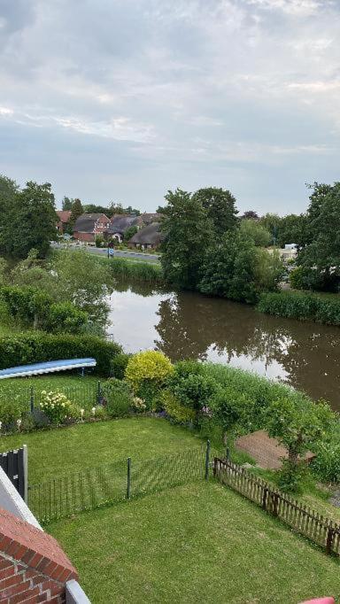 Ferienwohnung schöner Ausblick Dornumersiel Exterior foto