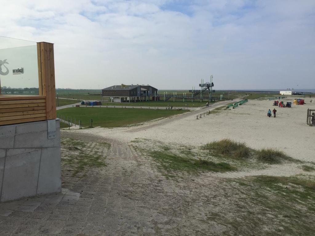 Ferienwohnung schöner Ausblick Dornumersiel Exterior foto