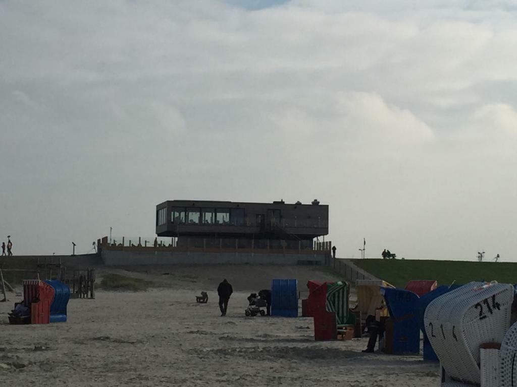 Ferienwohnung schöner Ausblick Dornumersiel Exterior foto